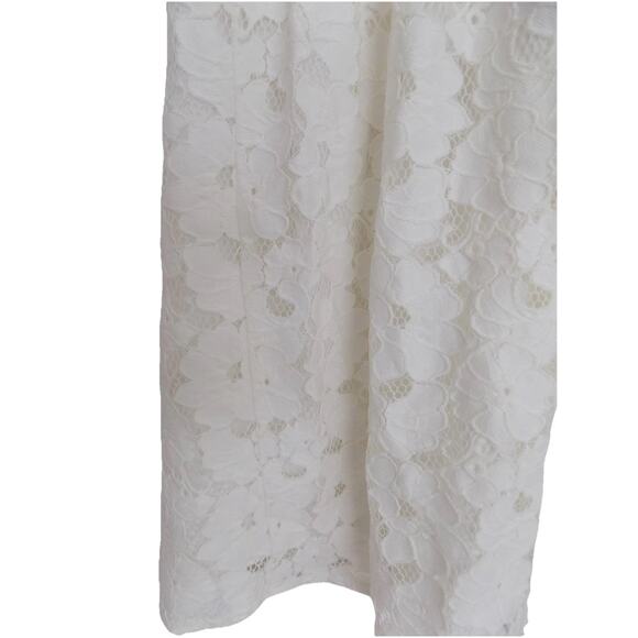 BB DAKOTA floral cream lace sleeveless dress size 6 - Picture 4 of 11